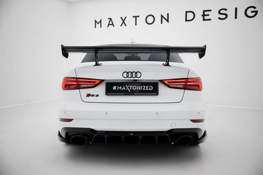Carbon Spoiler With Internal Brackets Uprights Audi A3 / A3 S-Line / S3 / RS3 Limousine 8V / 8V Facelift