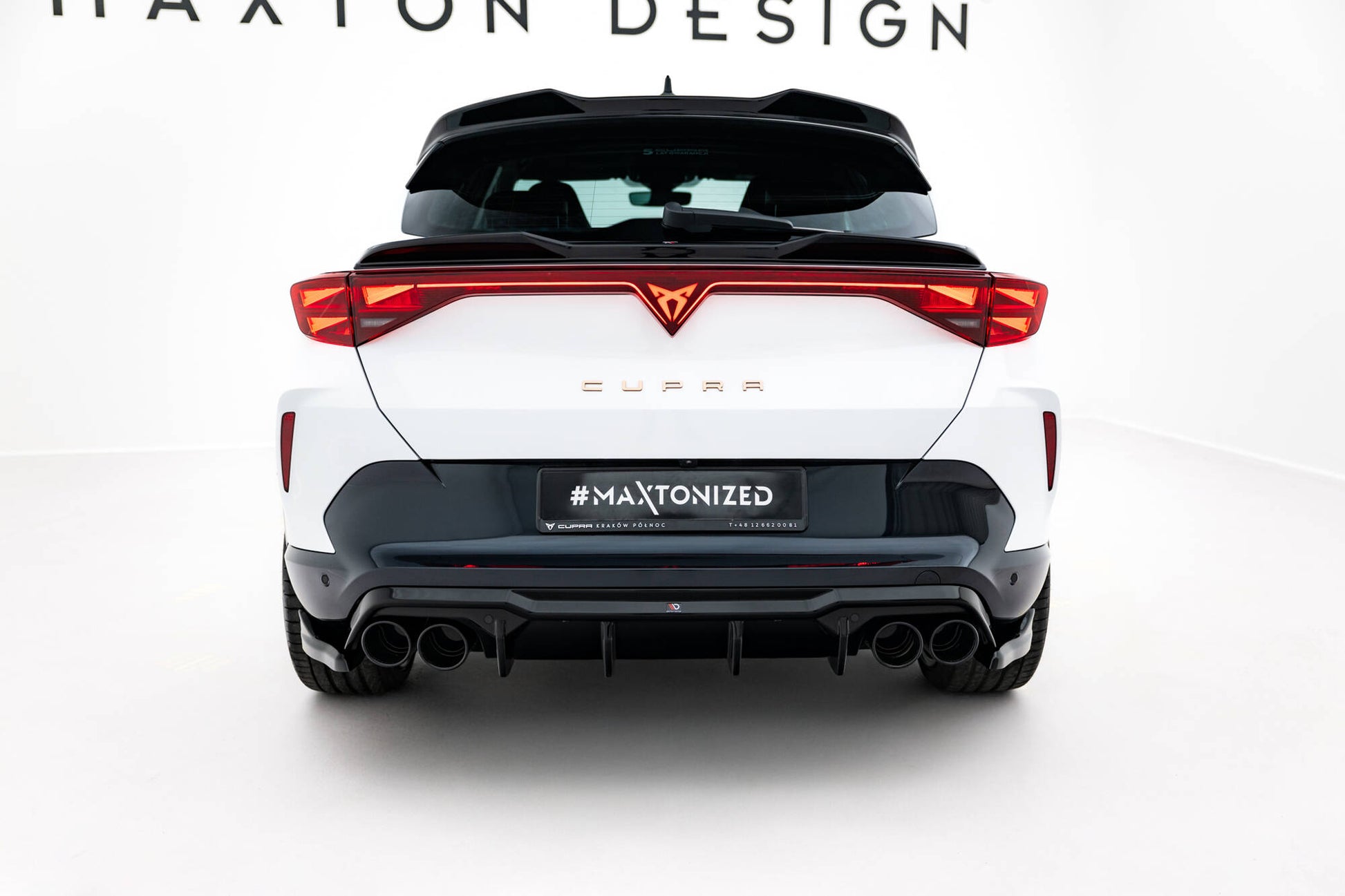 Diffusor Heck Ansatz + Endrohre für Cupra Formentor Mk1 Facelift