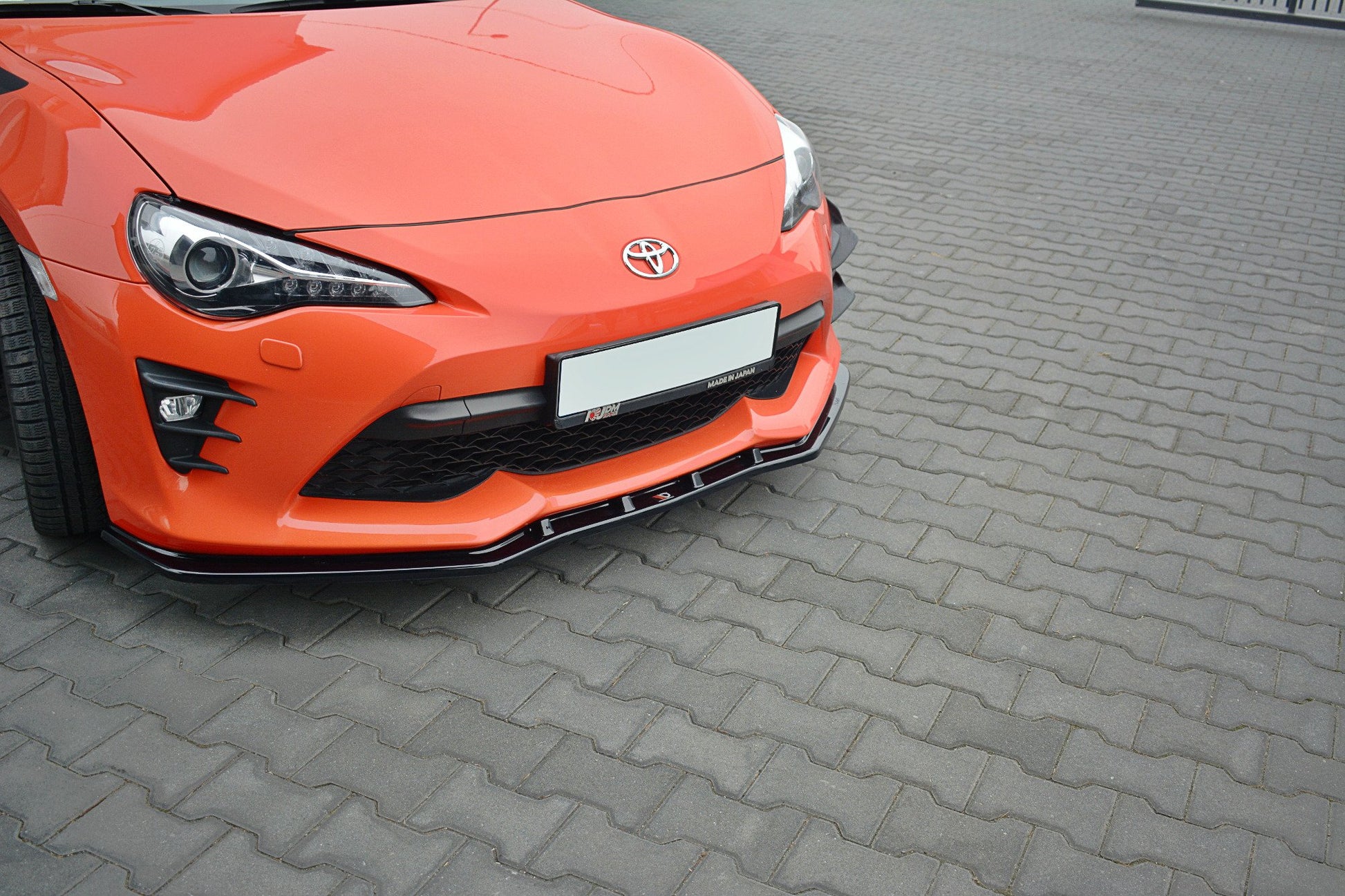 Front Ansatz V.3 für Toyota GT86 Facelift  schwarz Hochglanz