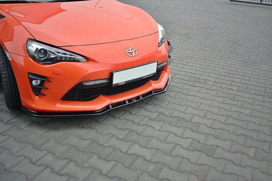 Front Ansatz V.3 für Toyota GT86 Facelift  schwarz Hochglanz
