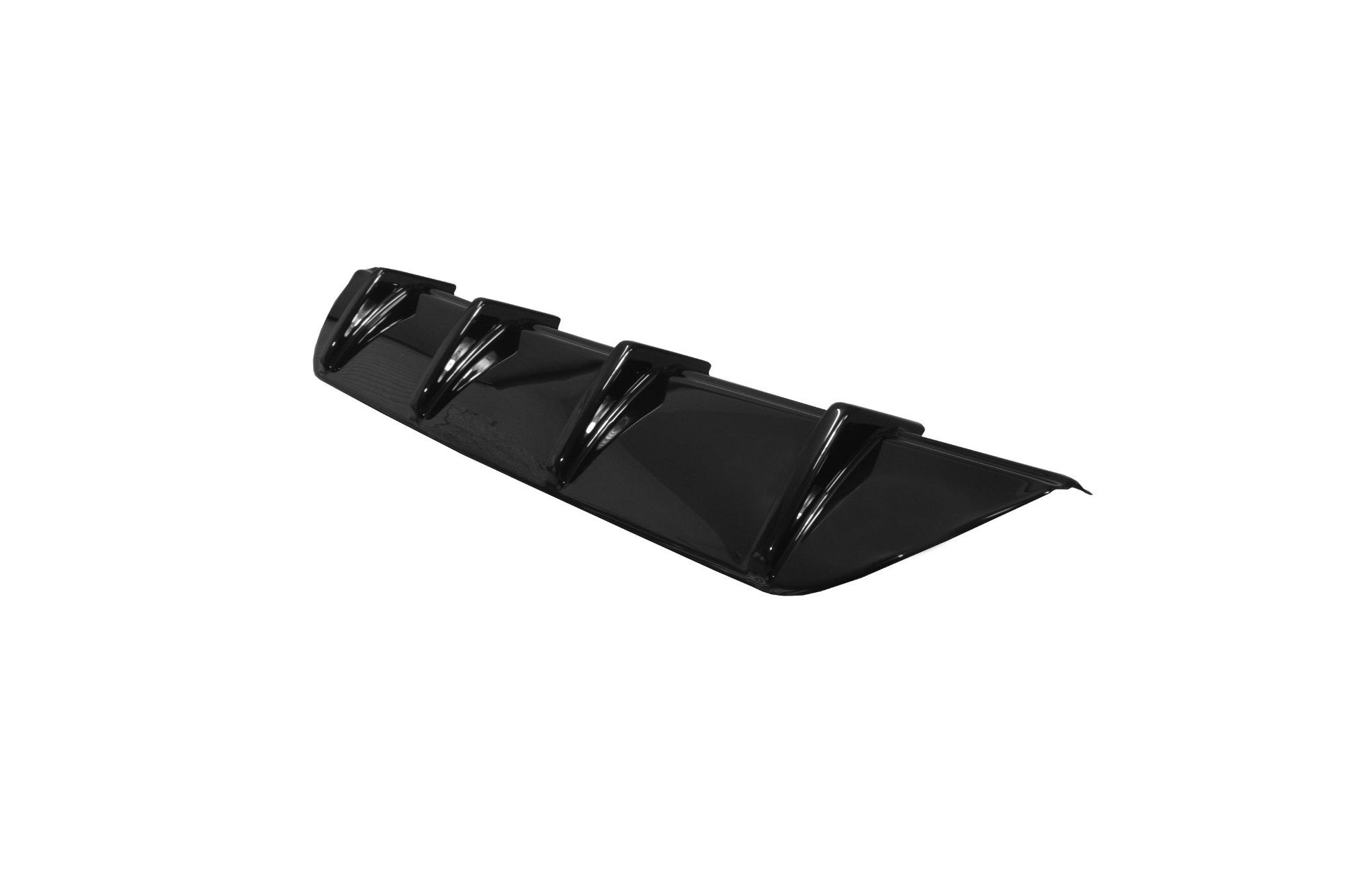 Diffusor Heck Ansatz für Mercedes SLK R172 schwarz Hochglanz