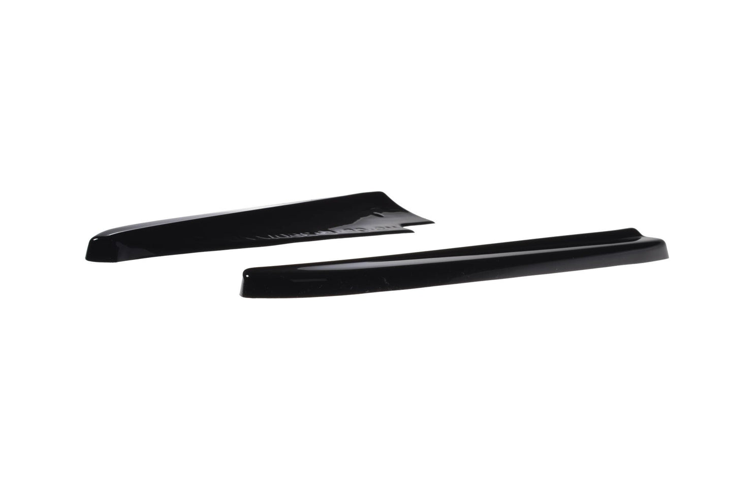 Heck Ansatz Flaps Diffusor für MASERATI QUATTROPORTE MK.6 vor Facelift schwarz matt