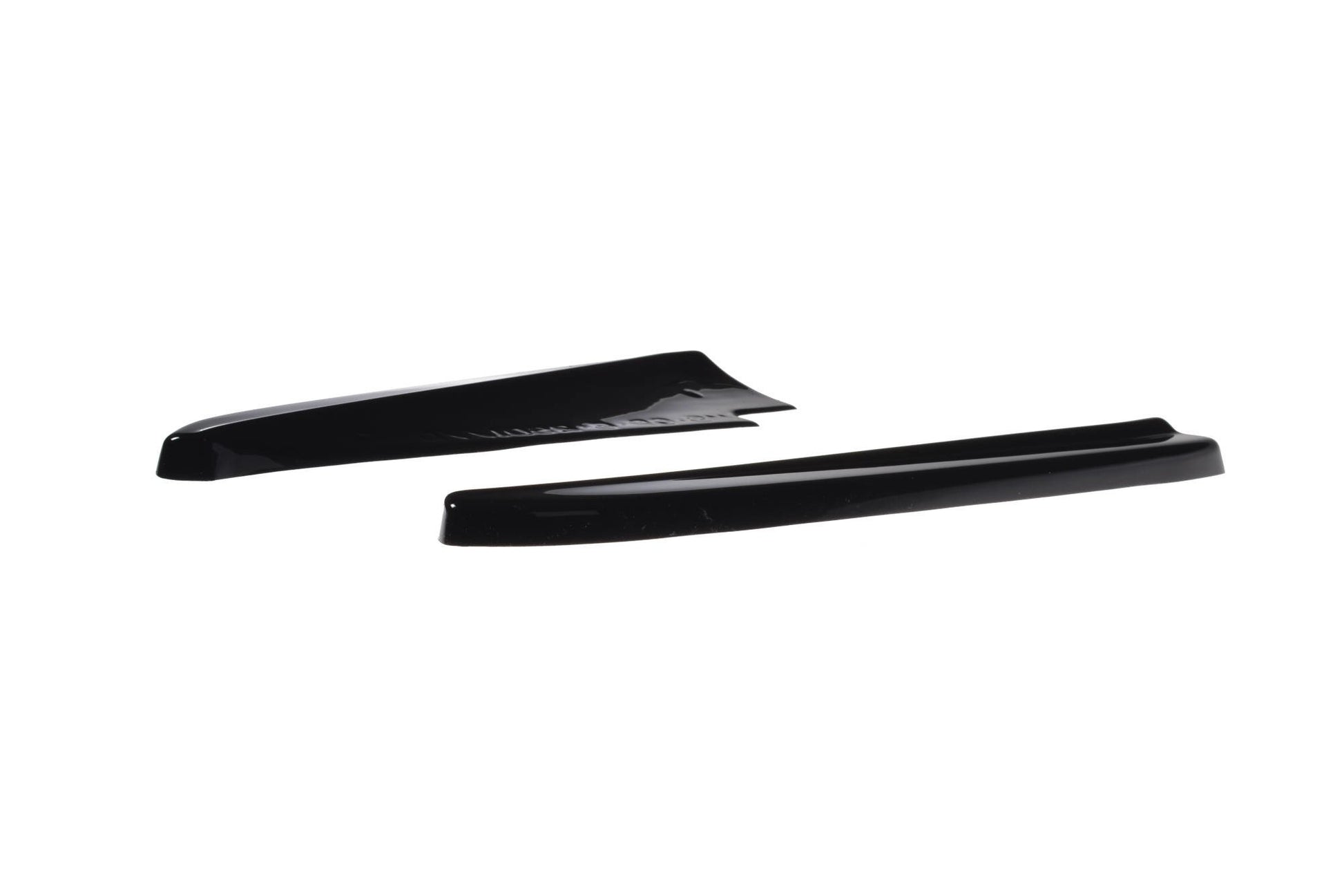 Heck Ansatz Flaps Diffusor für MASERATI QUATTROPORTE MK.6 vor Facelift schwarz matt