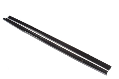 Seitenschweller Ansatz für Audi S3 / A3 S-Line 8V / 8V FL Hatchback schwarz Hochglanz