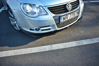 Front Ansatz V.1 für VW EOS schwarz Hochglanz