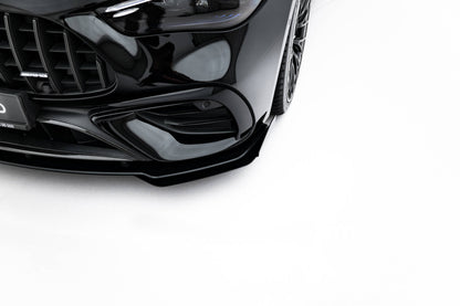 Street Pro Front Ansatz + Flaps für Mercedes-AMG CLE 53 C236 schwarz Hochglanz