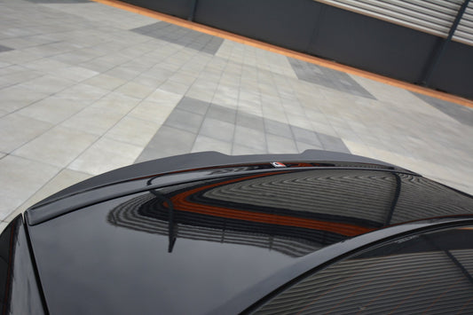 Spoiler CAP für HONDA ACCORD MK8. CU-Serie vor Facelift SEDAN schwarz Hochglanz