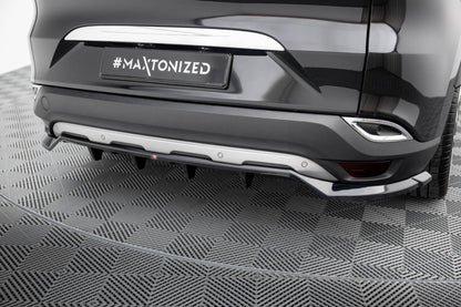 Mittlerer Cup Diffusor DTM Look Heck Ansatz für Renault Espace Mk5  schwarz Hochglanz
