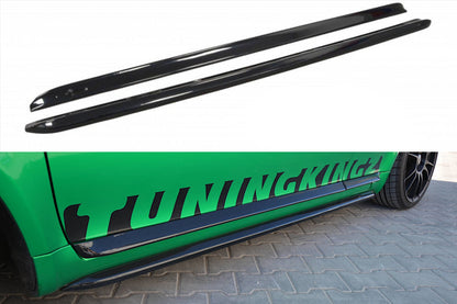 Seitenschweller Ansatz für AUDI S3 8L Carbon Look