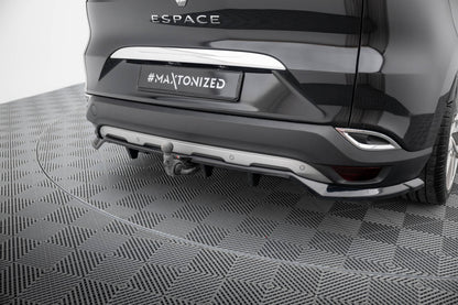 Mittlerer Cup Diffusor DTM Look Heck Ansatz für Renault Espace Mk5  schwarz Hochglanz