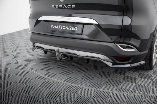 Mittlerer Cup Diffusor DTM Look Heck Ansatz für Renault Espace Mk5  schwarz Hochglanz