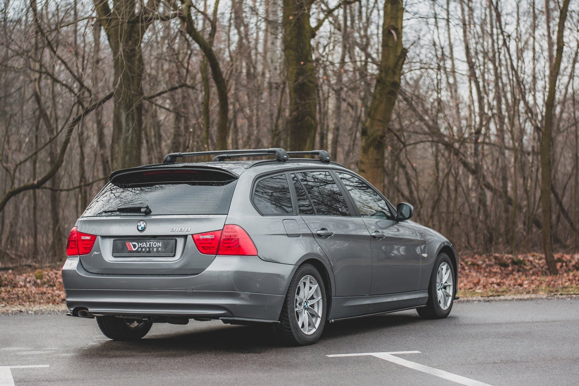 Seitenschweller Ansatz für BMW 3er E90/E91 Facelift schwarz Hochglanz