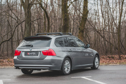 Seitenschweller Ansatz für BMW 3er E90/E91 Facelift schwarz Hochglanz