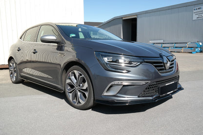 Front Ansatz für Renault Megane Mk.4 GT-Line schwarz Hochglanz