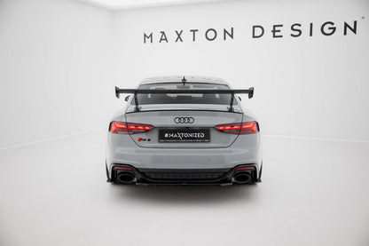 Carbon Spoiler With External Brackets Uprights  V.1 Audi A5 / A5 S-Line / S5 / RS5 Coupe F5 / F5 Facelift