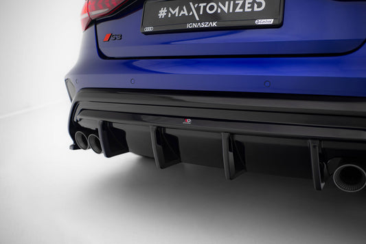 Diffusor Heck Ansatz für Audi S3 Limousine 8Y Facelift