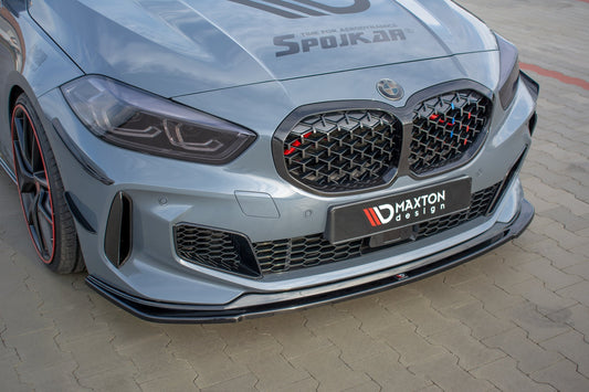 Front Ansatz für BMW 1er F40 M-Paket/ M135i  schwarz matt
