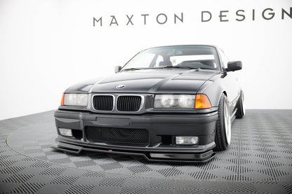 Front Ansatz V.2 für BMW M3 / 3 M-Paket E36 Coupe schwarz Hochglanz