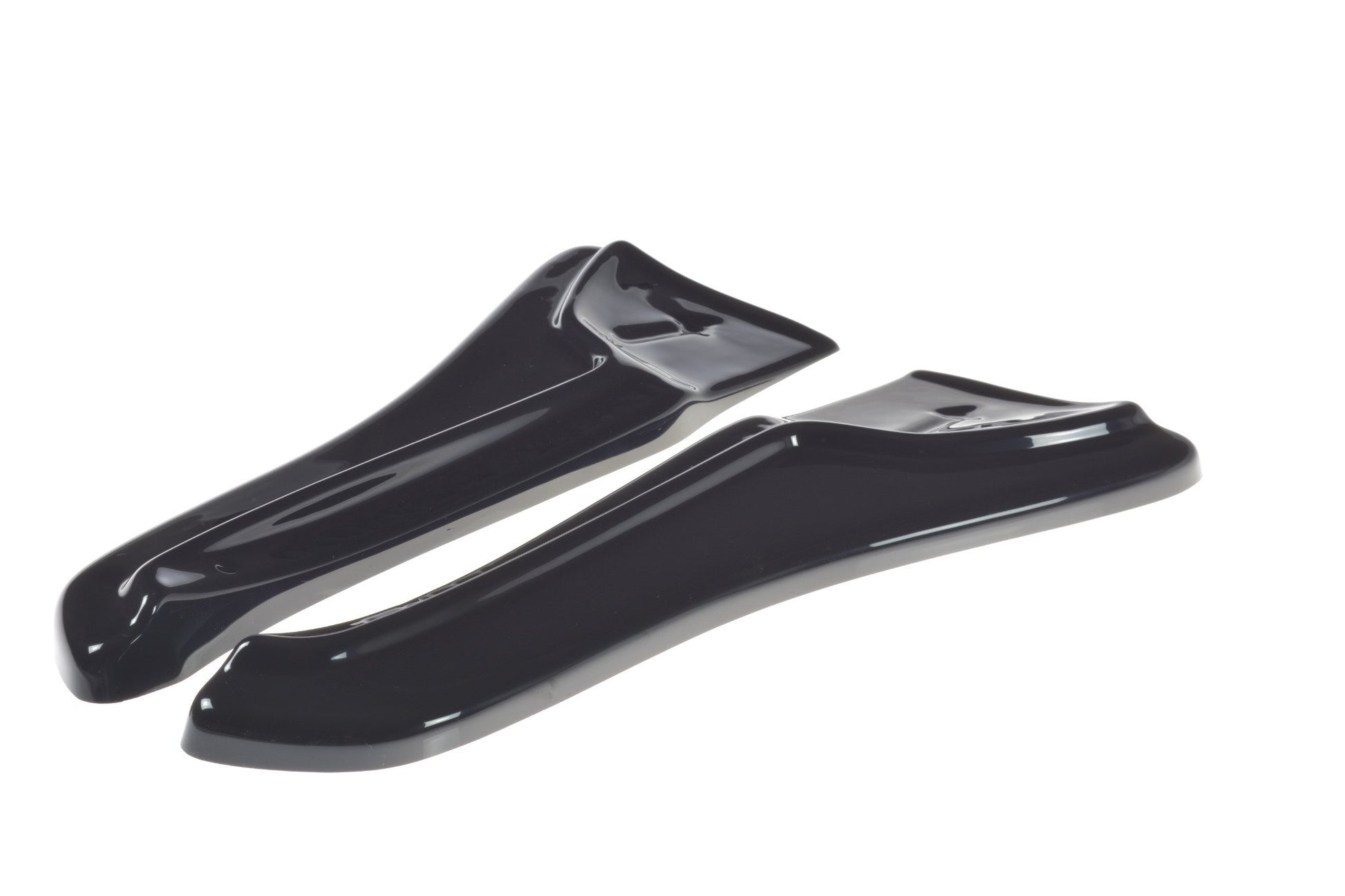 Heck Ansatz Flaps Diffusor V.1 für TESLA MODEL X  schwarz Hochglanz