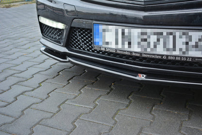 Front Ansatz V.1 für Mercedes E63 AMG W212  schwarz Hochglanz