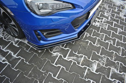 Front Ansatz V.1 für Subaru BRZ Mk1 Facelift schwarz Hochglanz