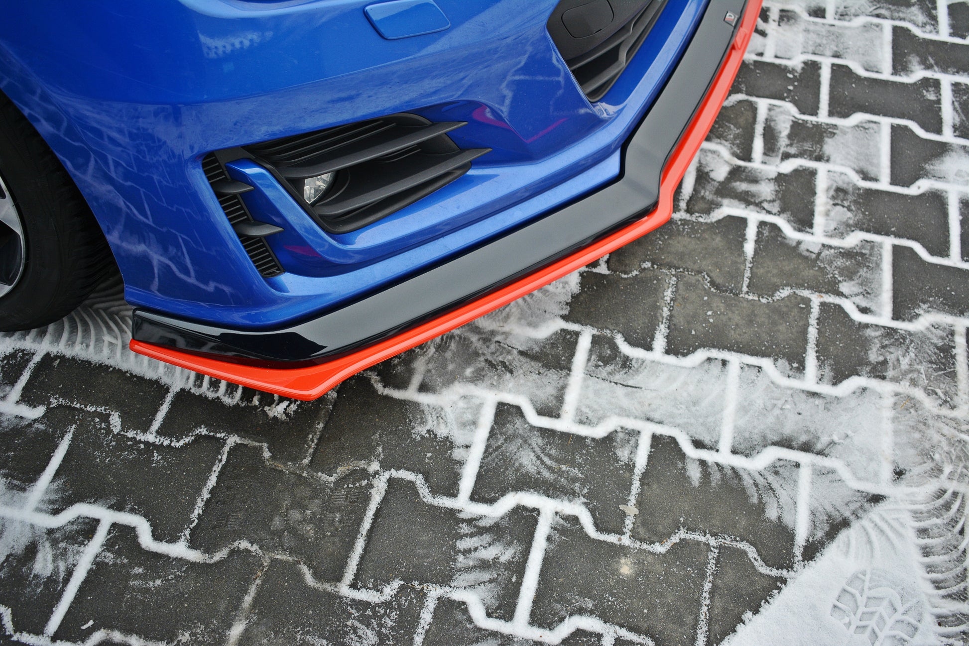 Front Ansatz V.5 für Subaru BRZ Mk1 Facelift schwarz Hochglanz