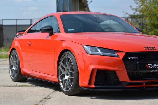 Seitenschweller Ansatz für Audi TT RS 8S  schwarz Hochglanz