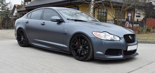Front Ansatz V.1 für JAGUAR XF- R schwarz Hochglanz