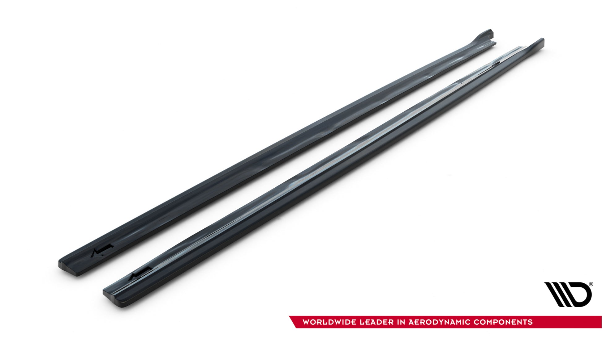 Seitenschweller Ansatz für Peugeot Partner Maxi Mk3 schwarz Hochglanz