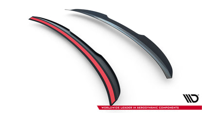 Spoiler CAP V.1 für Audi A5 F5 Sportback schwarz Hochglanz