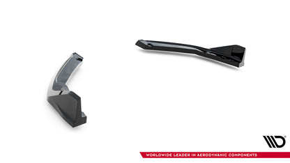 Heck Ansatz Flaps Diffusor V.2 für Toyota GR Corolla Mk12 schwarz Hochglanz