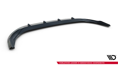 Front Ansatz V.2 für VW Golf R Mk8 Facelift schwarz Hochglanz