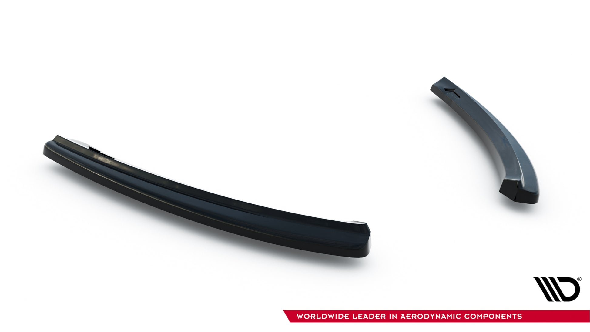 Heck Ansatz Flaps Diffusor für Alfa Romeo GT schwarz Hochglanz