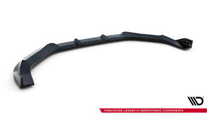 Front Ansatz V.3 für Audi RS3 Limousine 8Y Facelift schwarz Hochglanz