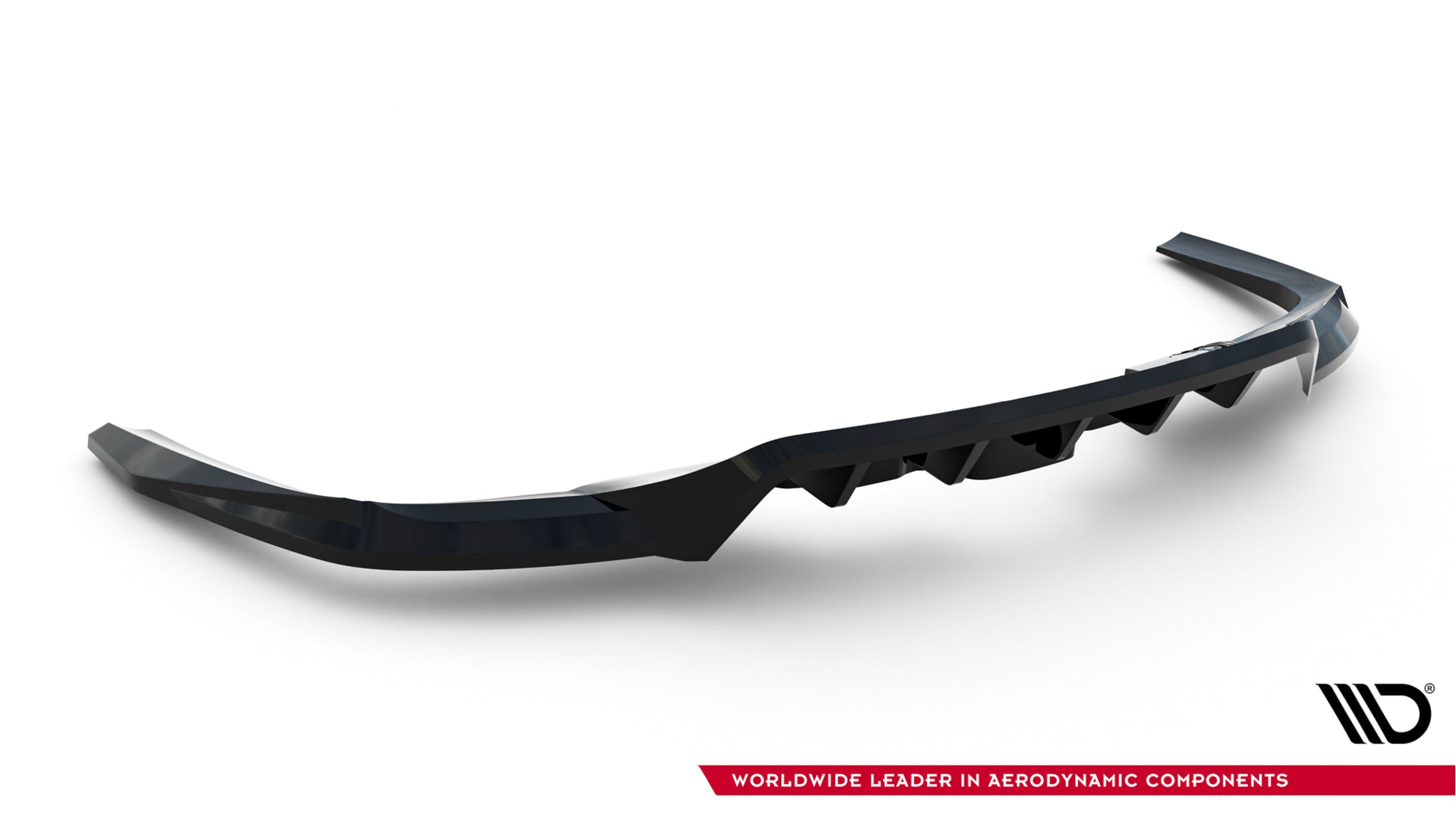 Mittlerer Cup Diffusor DTM Look Heck Ansatz für Mercedes-Benz GLS AMG-Line X167 Facelift schwarz Hochglanz