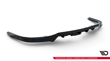 Mittlerer Cup Diffusor DTM Look Heck Ansatz für Mercedes-Benz GLS AMG-Line X167 Facelift schwarz Hochglanz