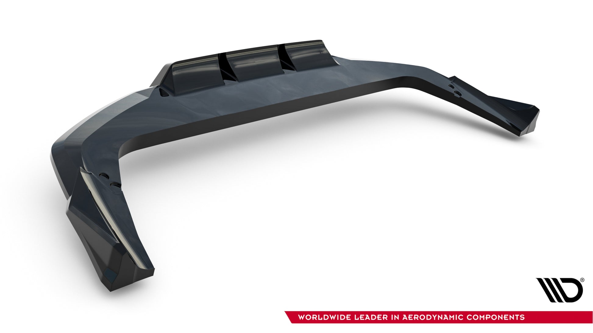 Mittlerer Cup Diffusor DTM Look Heck Ansatz für BMW X2 M-Paket U10 schwarz Hochglanz