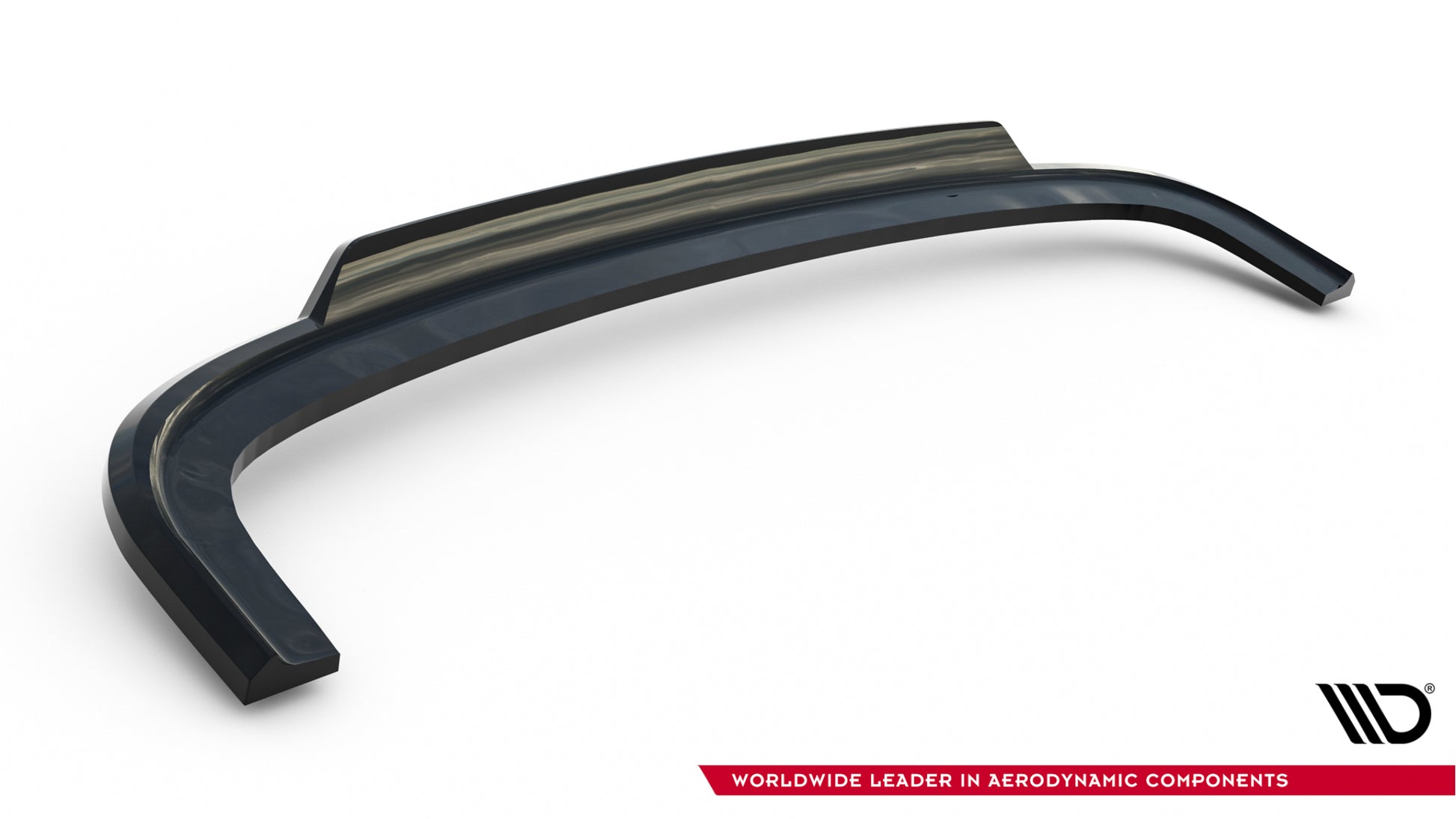 Mittlerer Cup Diffusor DTM Look Heck Ansatz für Peugeot Expert Mk3 schwarz Hochglanz