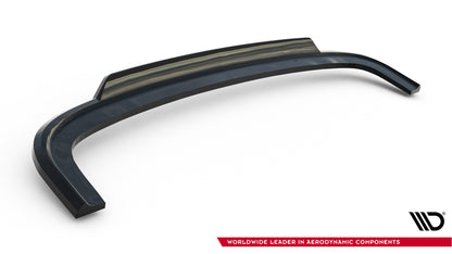 Mittlerer Cup Diffusor DTM Look Heck Ansatz für Peugeot Expert Mk3 schwarz Hochglanz