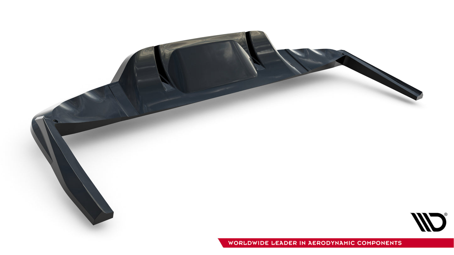 Mittlerer Cup Diffusor DTM Look Heck Ansatz für Mercedes-AMG GLC 43 X254 schwarz Hochglanz
