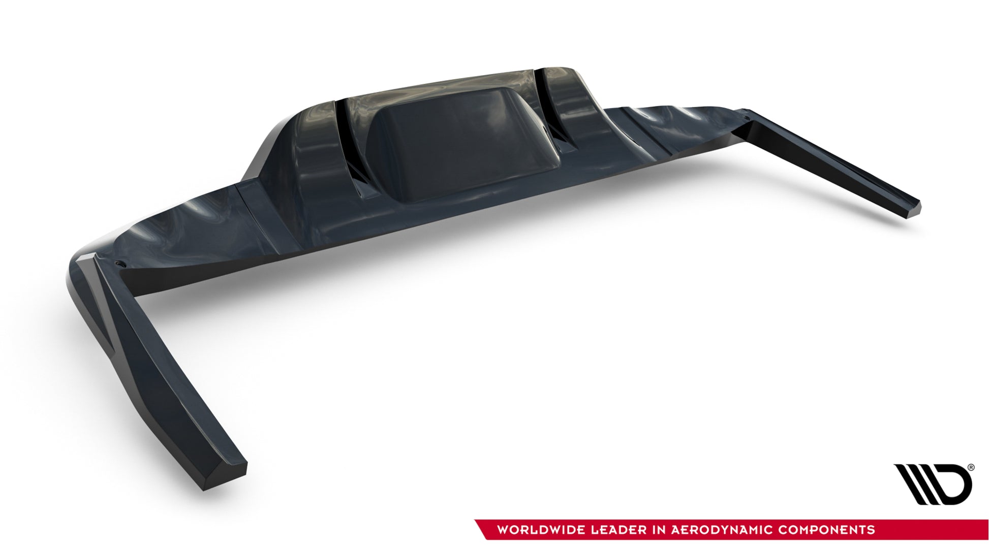 Mittlerer Cup Diffusor DTM Look Heck Ansatz für Mercedes-AMG GLC 43 X254 schwarz Hochglanz