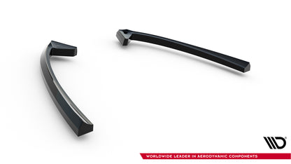 Heck Ansatz Flaps Diffusor für Ford Mondeo ST-Line Limousine Mk4 Facelift schwarz Hochglanz
