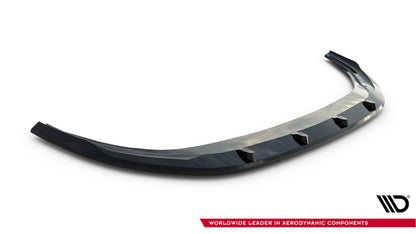 Front Ansatz V.2 für VW Golf R Mk8 Facelift schwarz Hochglanz