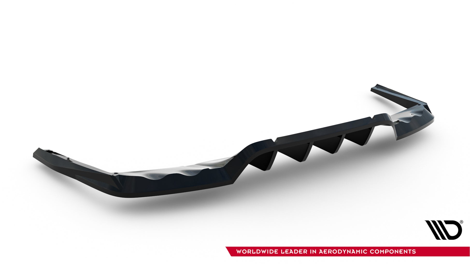 Mittlerer Cup Diffusor DTM Look Heck Ansatz für Mercedes-AMG GLC 43 X254 schwarz Hochglanz