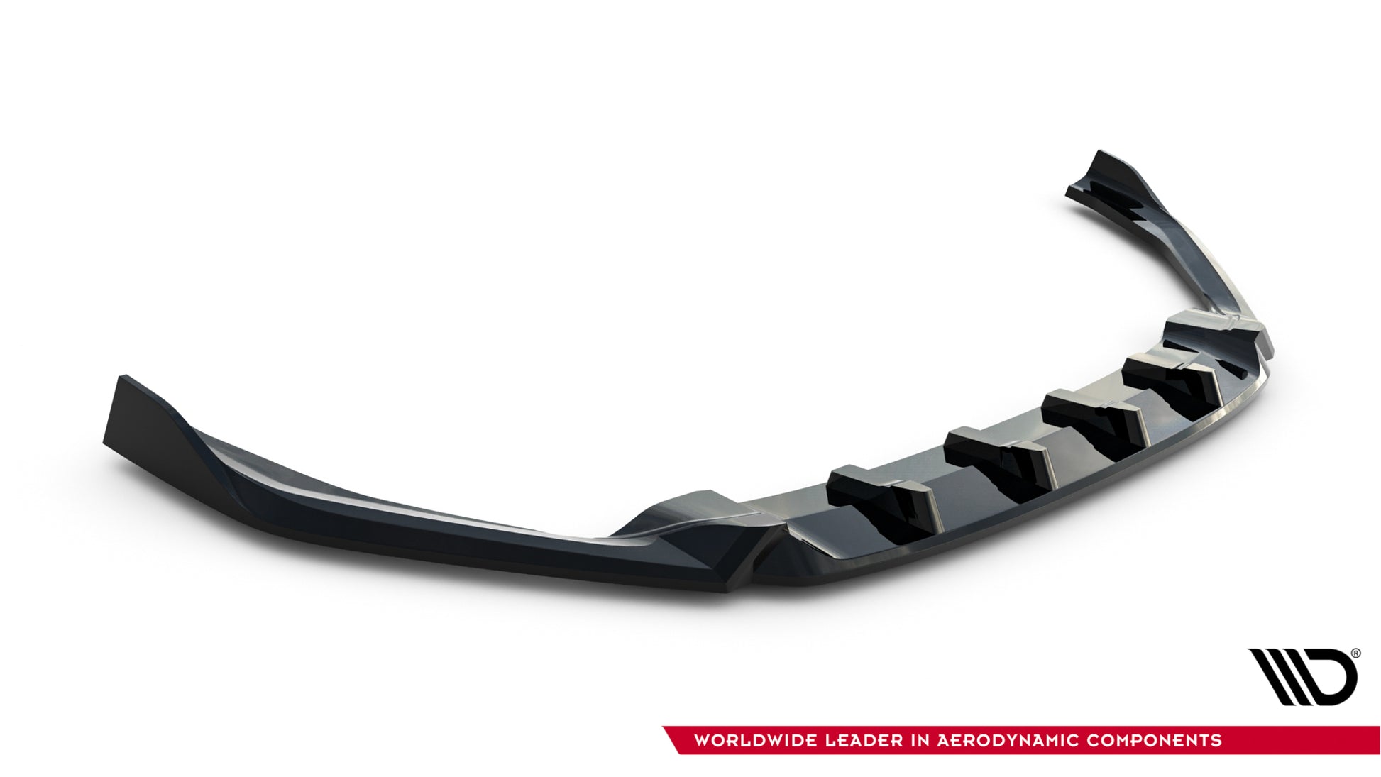 Front Ansatz V.5 für Skoda Octavia RS Mk4 schwarz Hochglanz