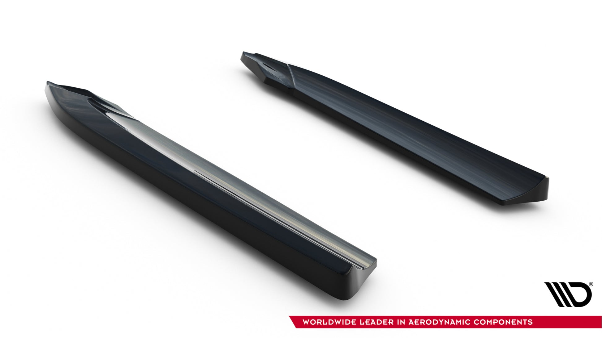 Heck Ansatz Flaps Diffusor für Audi A7 S-Line C7 schwarz Hochglanz