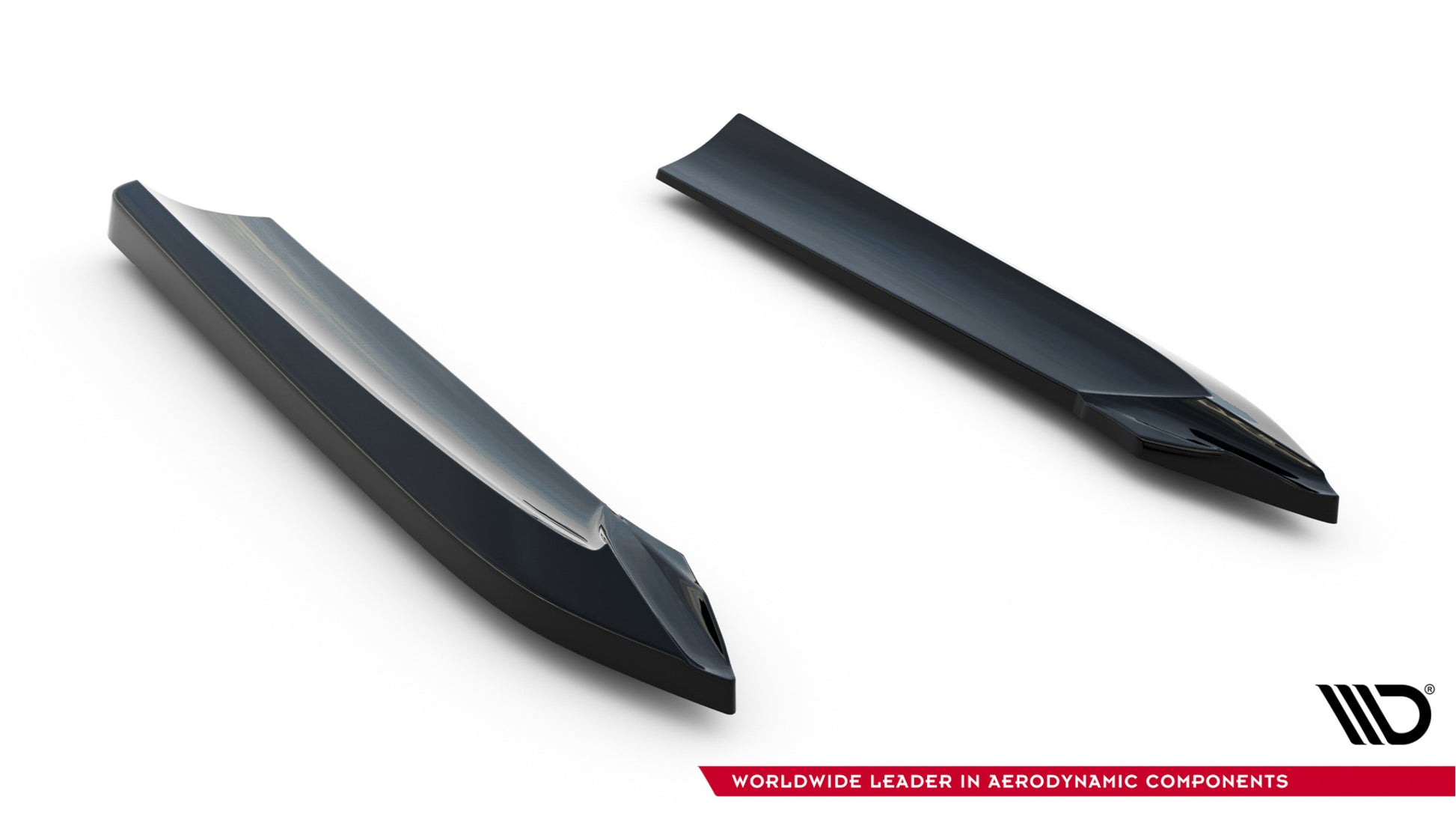 Heck Ansatz Flaps Diffusor für Audi A7 S-Line C7 schwarz Hochglanz