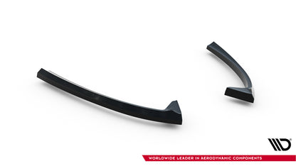 Heck Ansatz Flaps Diffusor für Ford Mondeo ST-Line Limousine Mk4 Facelift schwarz Hochglanz