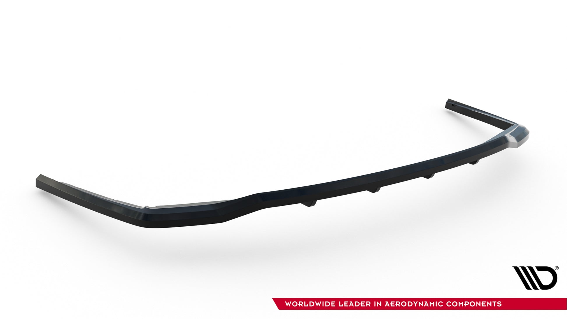 Mittlerer Cup Diffusor DTM Look Heck Ansatz für Toyota Highlander Mk4 schwarz Hochglanz