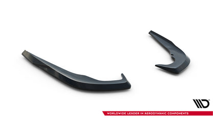 Heck Ansatz Flaps Diffusor für Skoda Octavia Sportline Liftback / Combi Mk4 Facelift schwarz Hochglanz